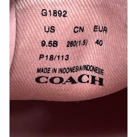 Coach FG1892 Slip On Shoes in Camo/Rose Print – Size 9.5B - Picture 6 of 7